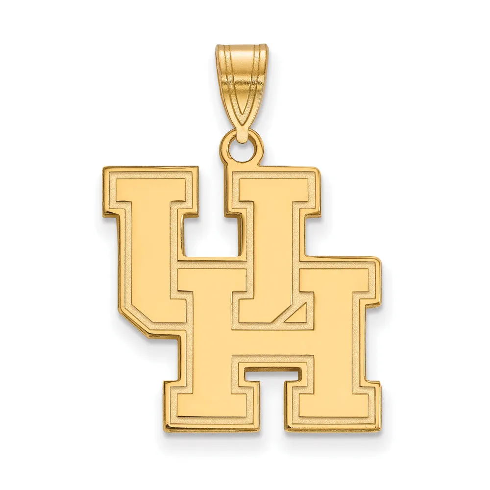 10k Yellow Gold U. of Houston Large Pendant