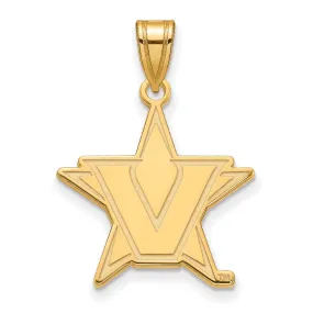 10k Yellow Gold Vanderbilt U. Large Pendant