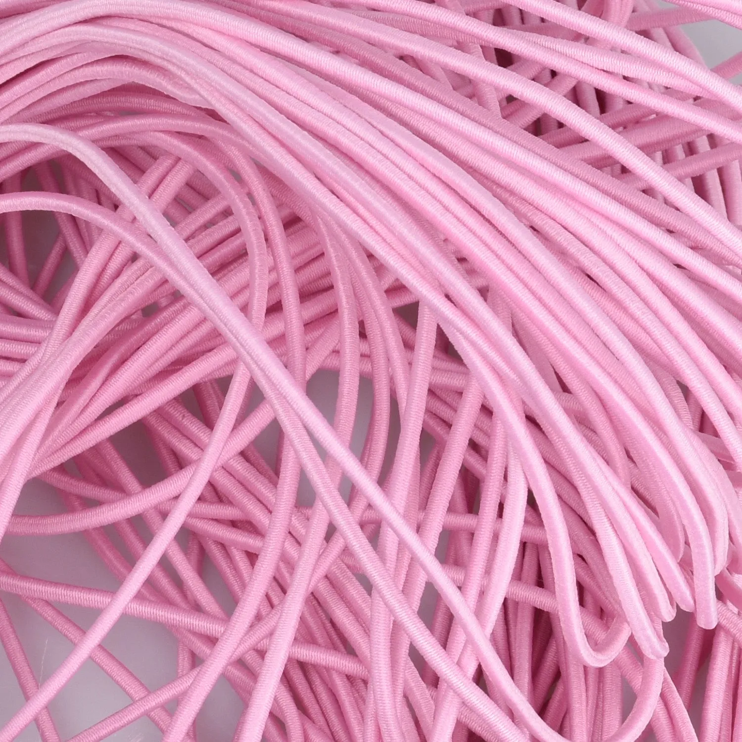 2mm Round Elastic Cord Elastic Rope Stretchable Beading Craft String Choose Color 5 yards 103200