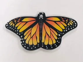 4 Monarch Butterfly Charms, Wholesale Acrylic Charms DIY jewelry making