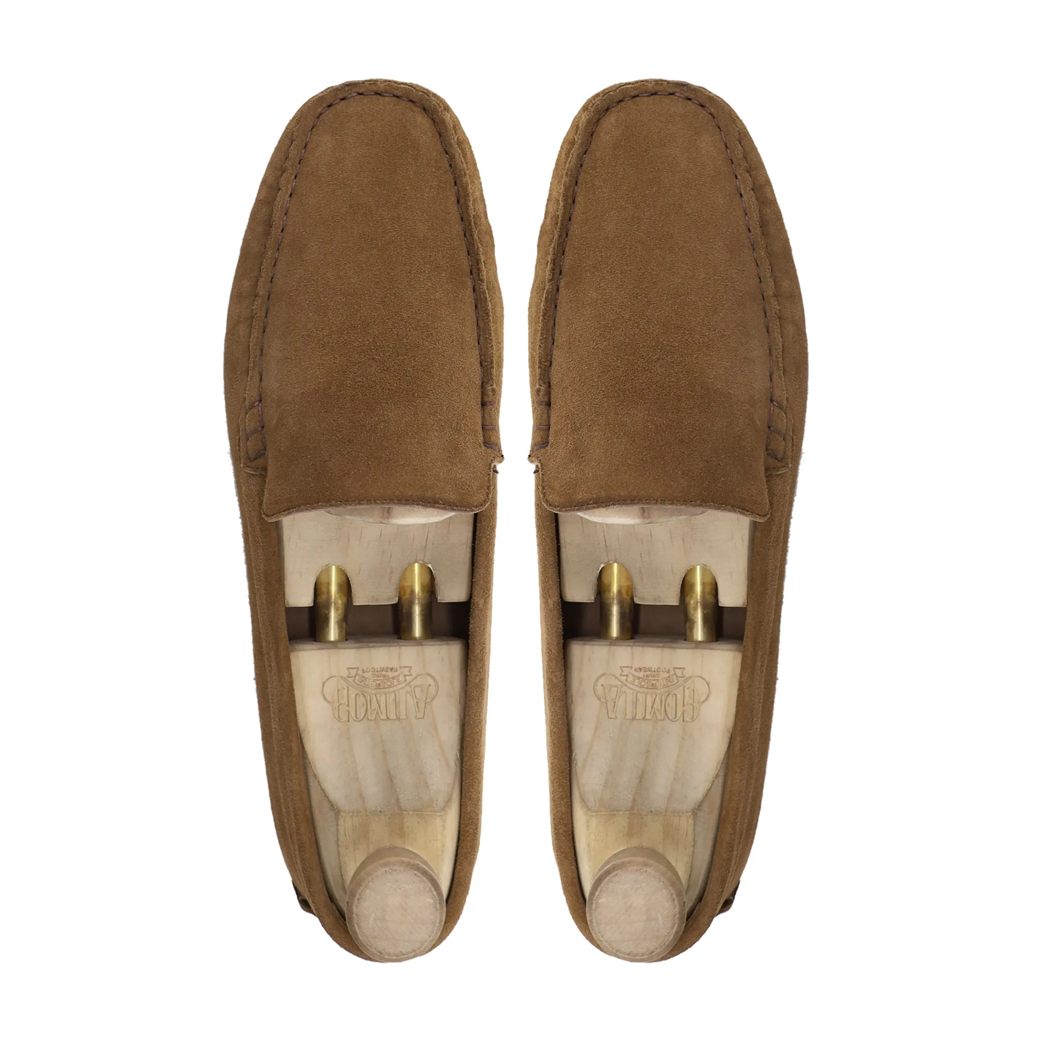 ADELA - LIGHT BROWN SUEDE DRIVER