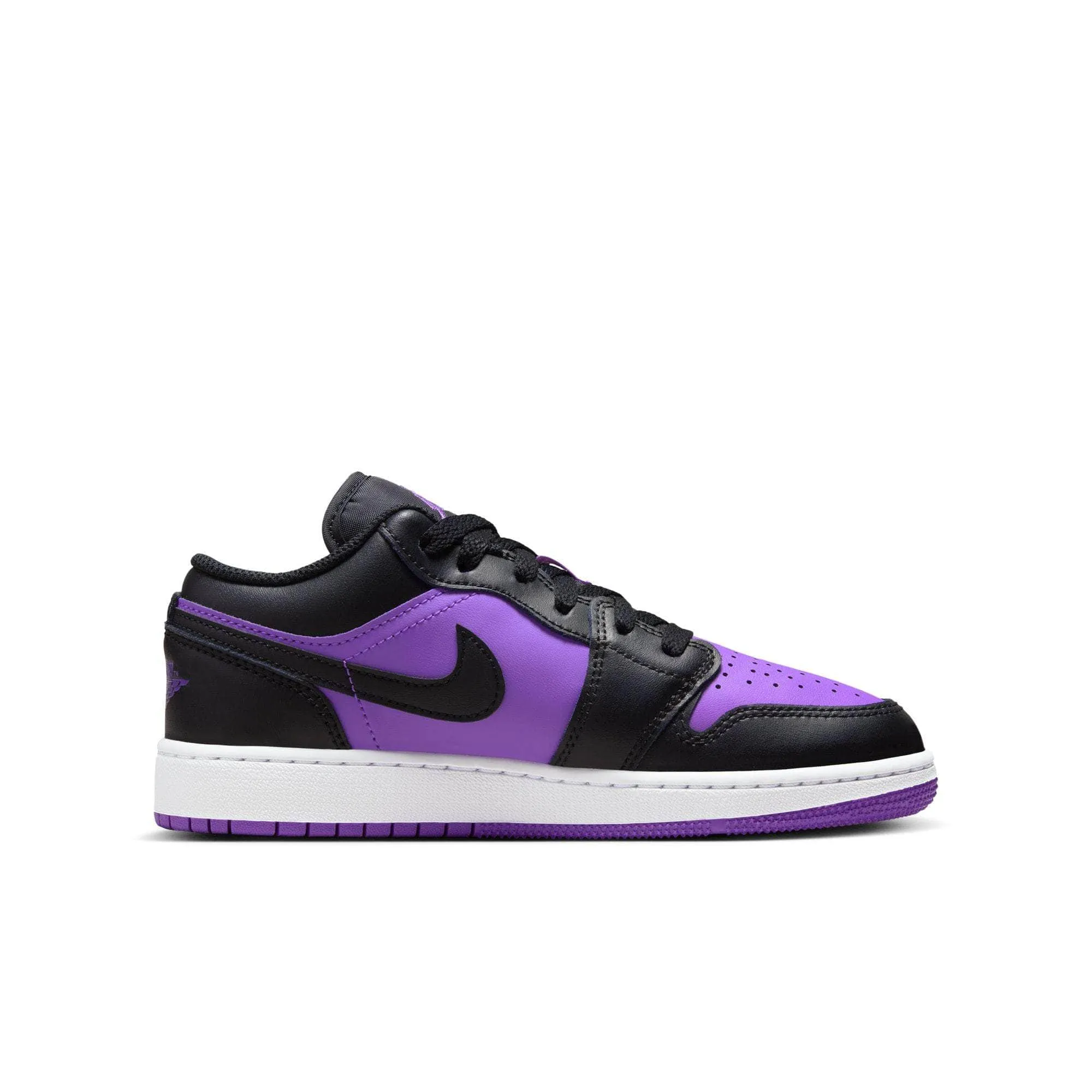 Air Jordan 1 Low  “Electric Violet” - Boy's Grade School