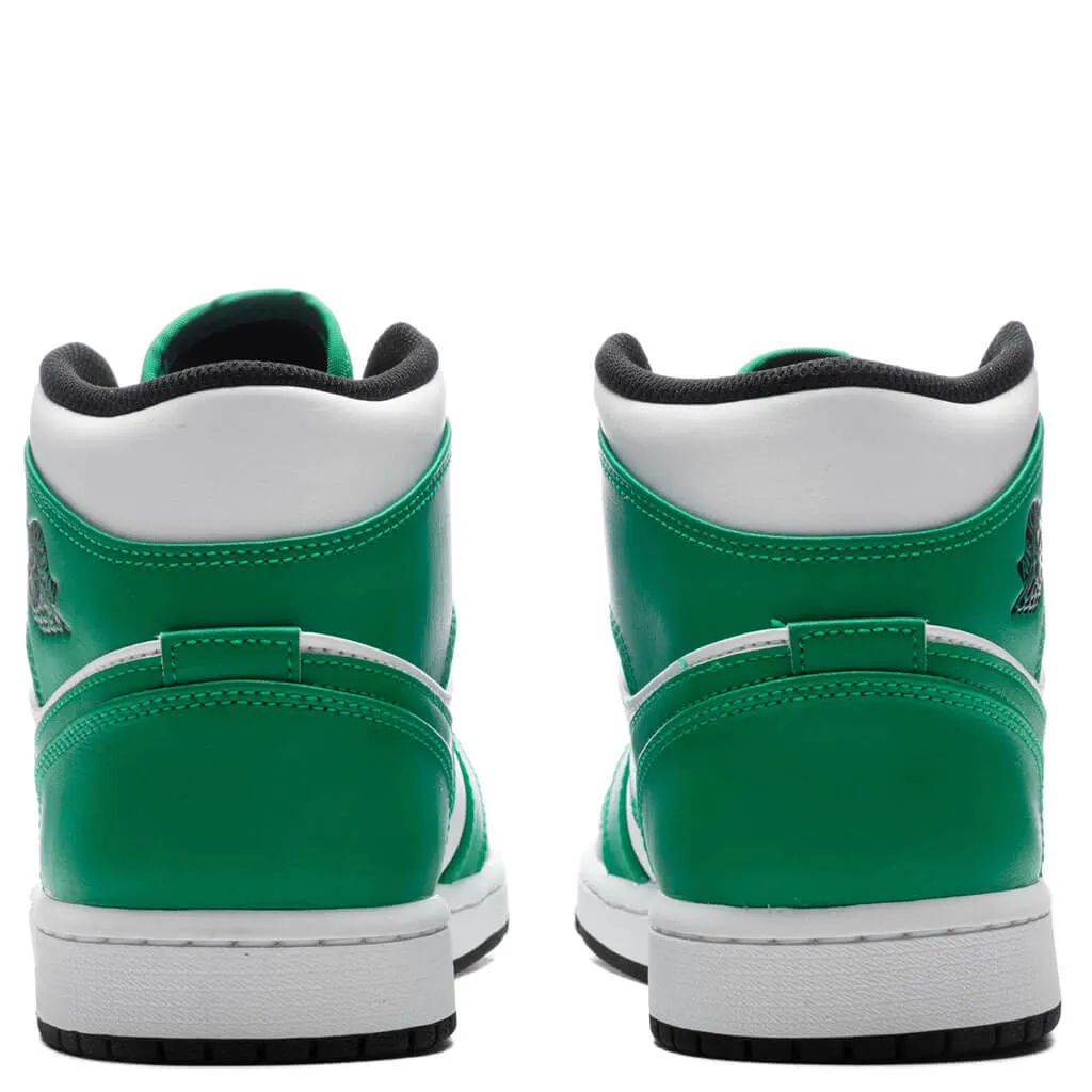 Air Jordan 1 Mid - Lucky Green/Black/White