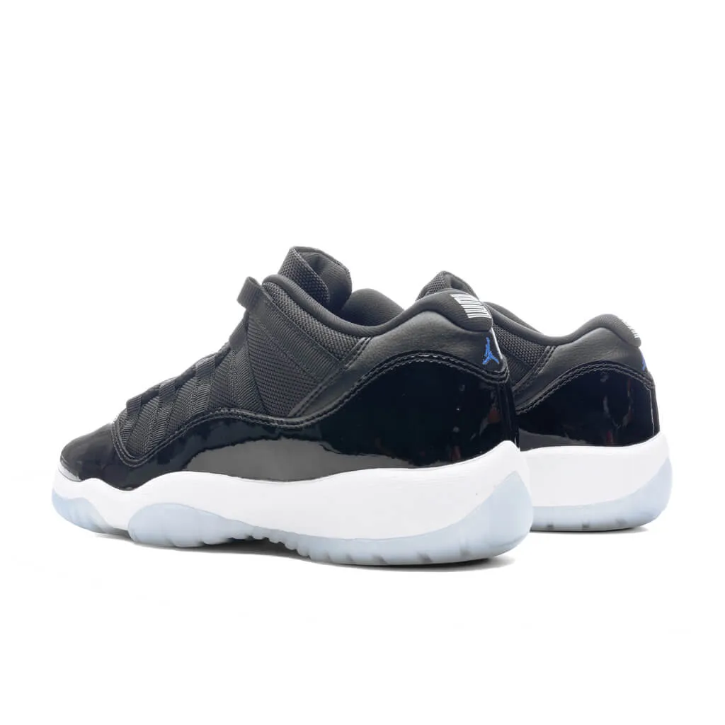 Air Jordan 11 Retro Low (GS) 'Space Jam' - Black/Varsity Royal/White