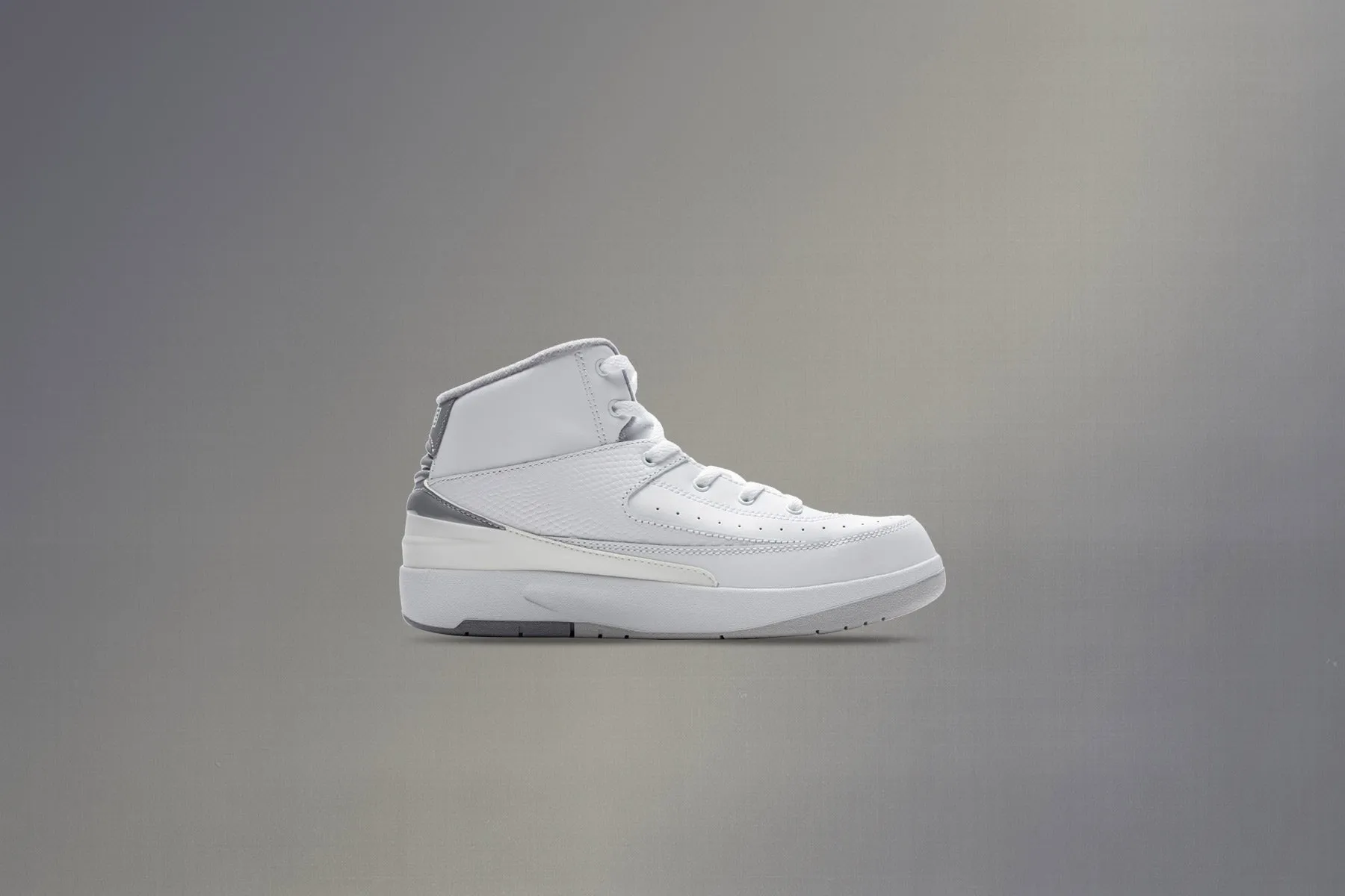 Air Jordan 2 Retro (PS) - White/Cement Grey/Sail