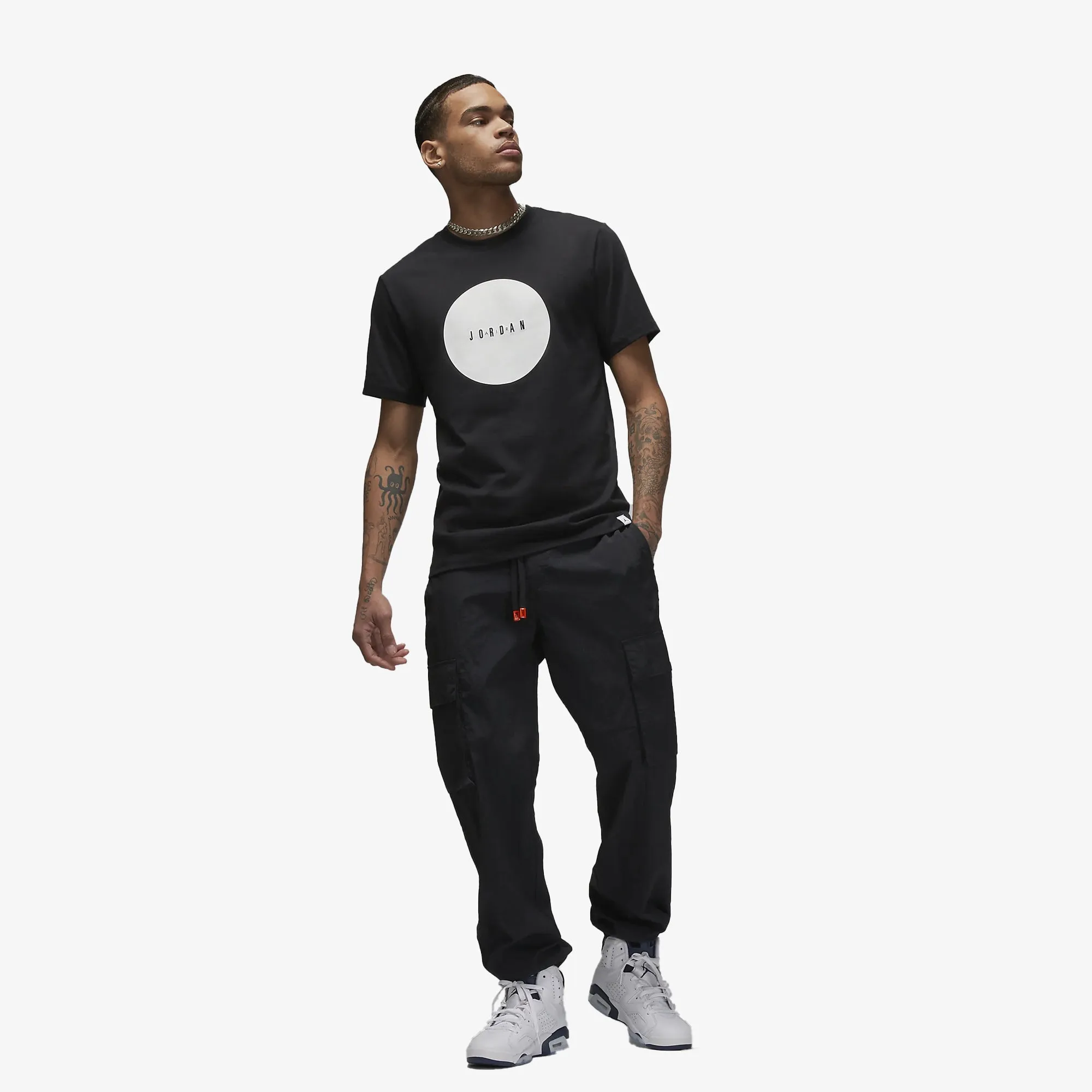 AIR JORDAN T-SHIRT 'BLACK/WHITE'