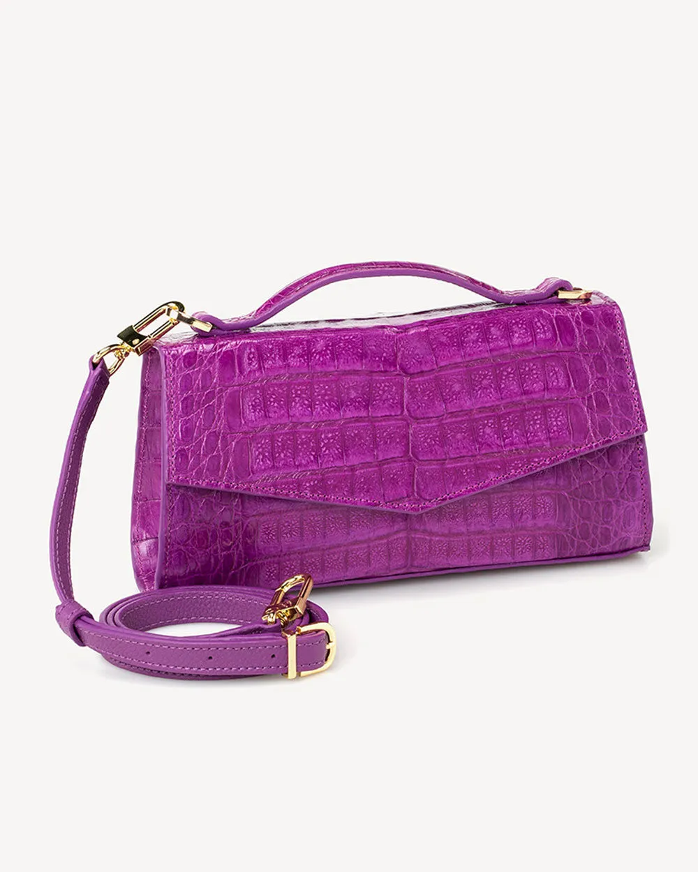 Alice Crossbody Clutch in Violet