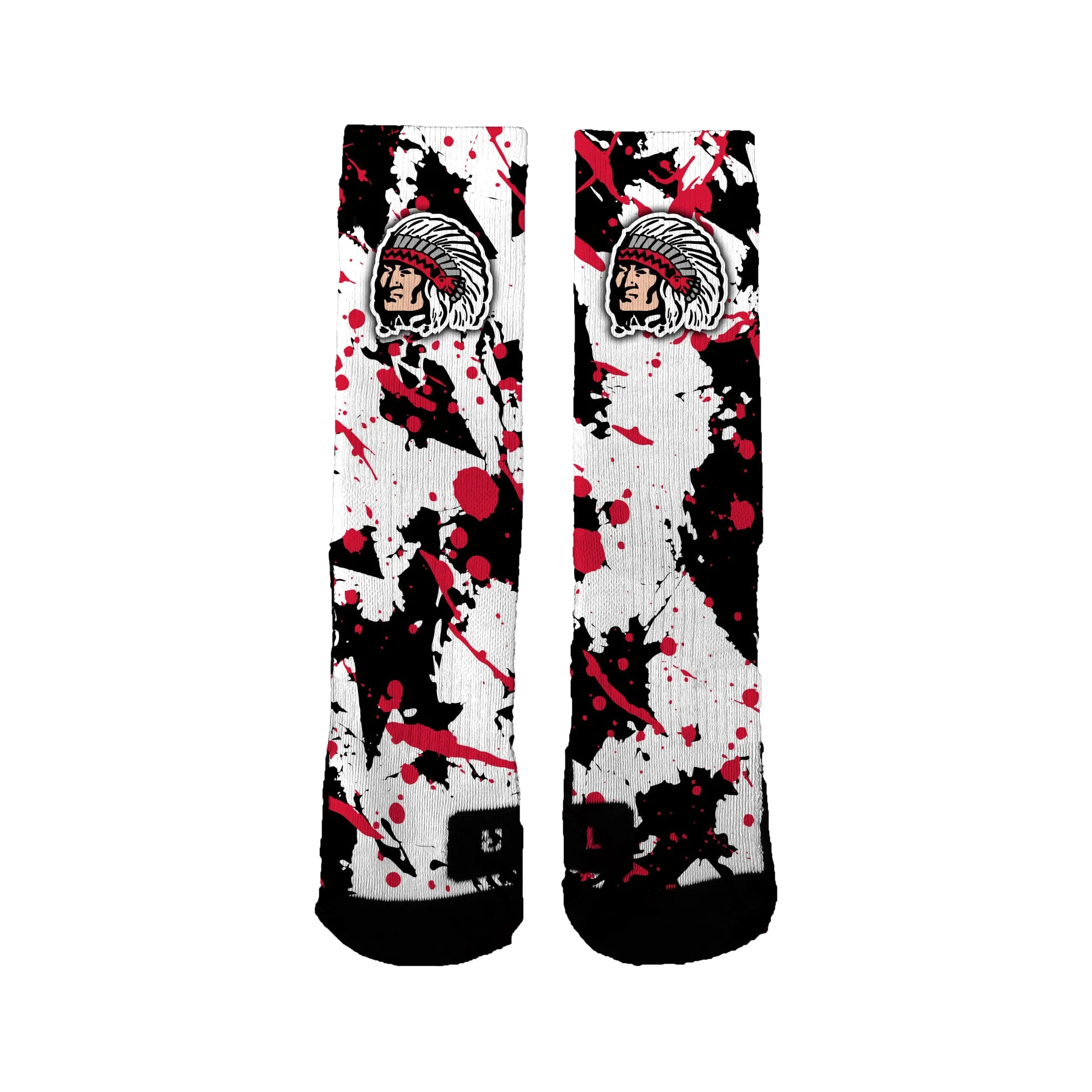 Arlee Warriors Splatter Socks