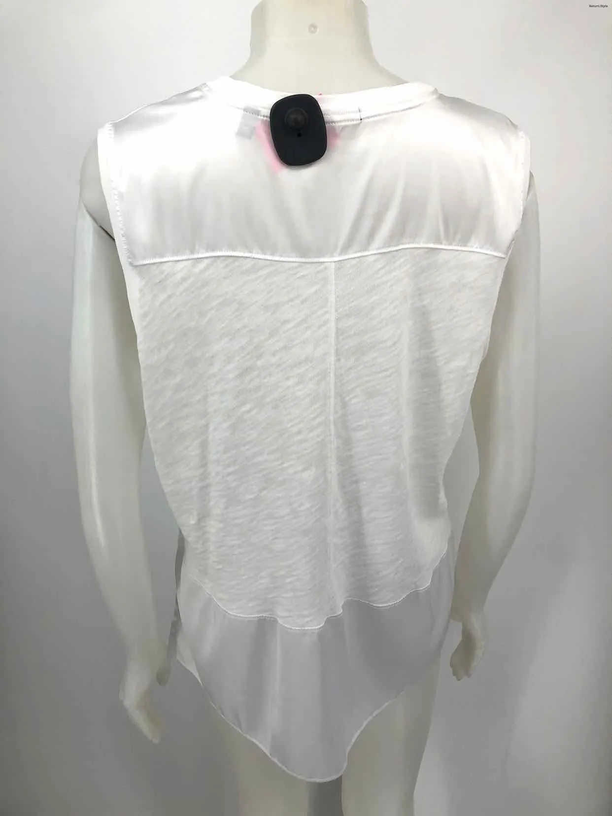 ATM White Sleeveless Size X-LARGE Top