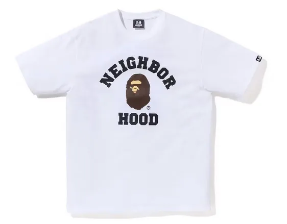 BAPE x Neighborhood Tee White