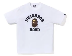 BAPE x Neighborhood Tee White