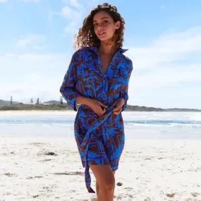 Beverly Shirt Dress Desert to Sea Print