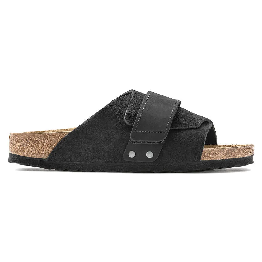 Birkenstock Kyoto VL Soft Suede & Nubuck Black