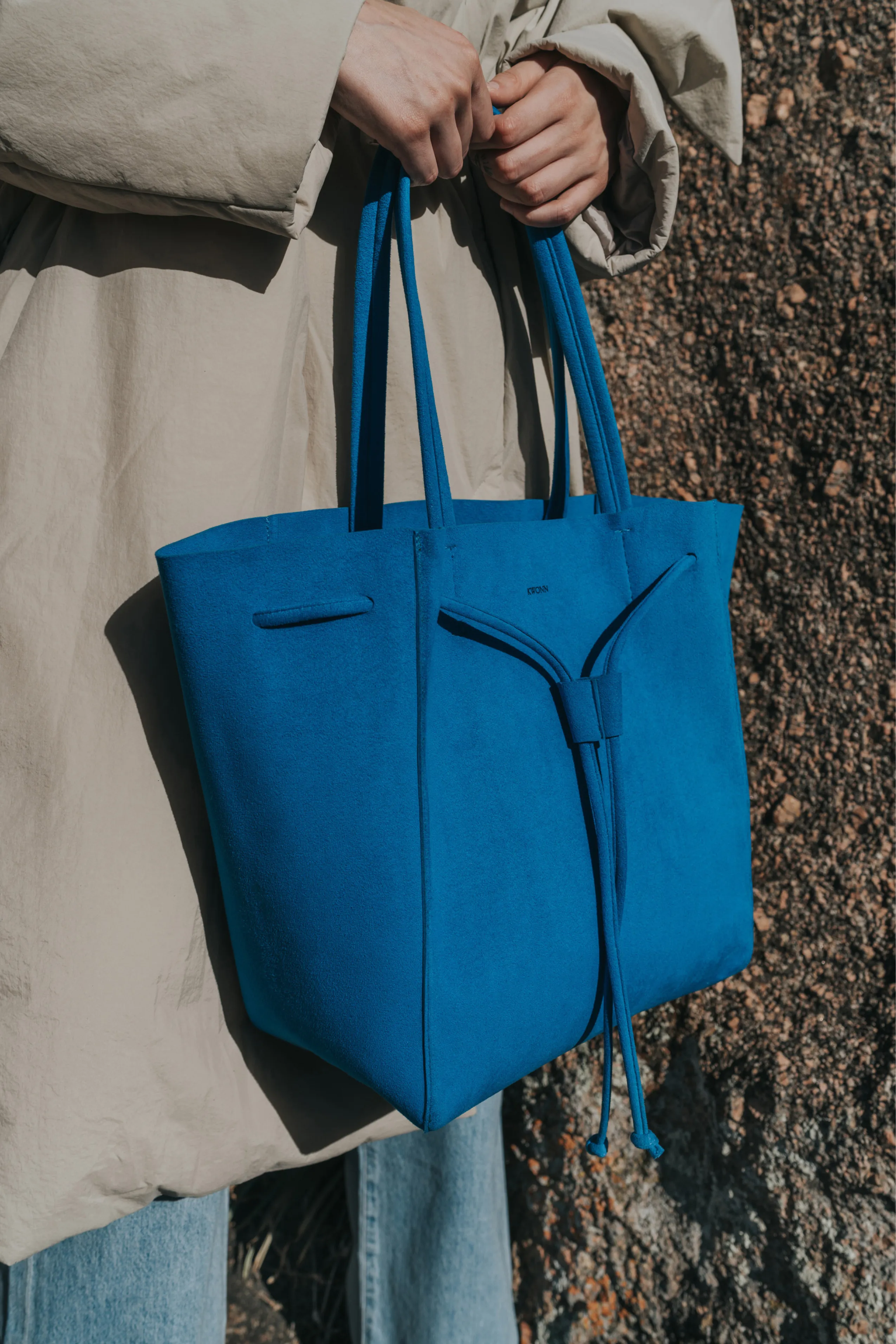 Blue Shopper Bag