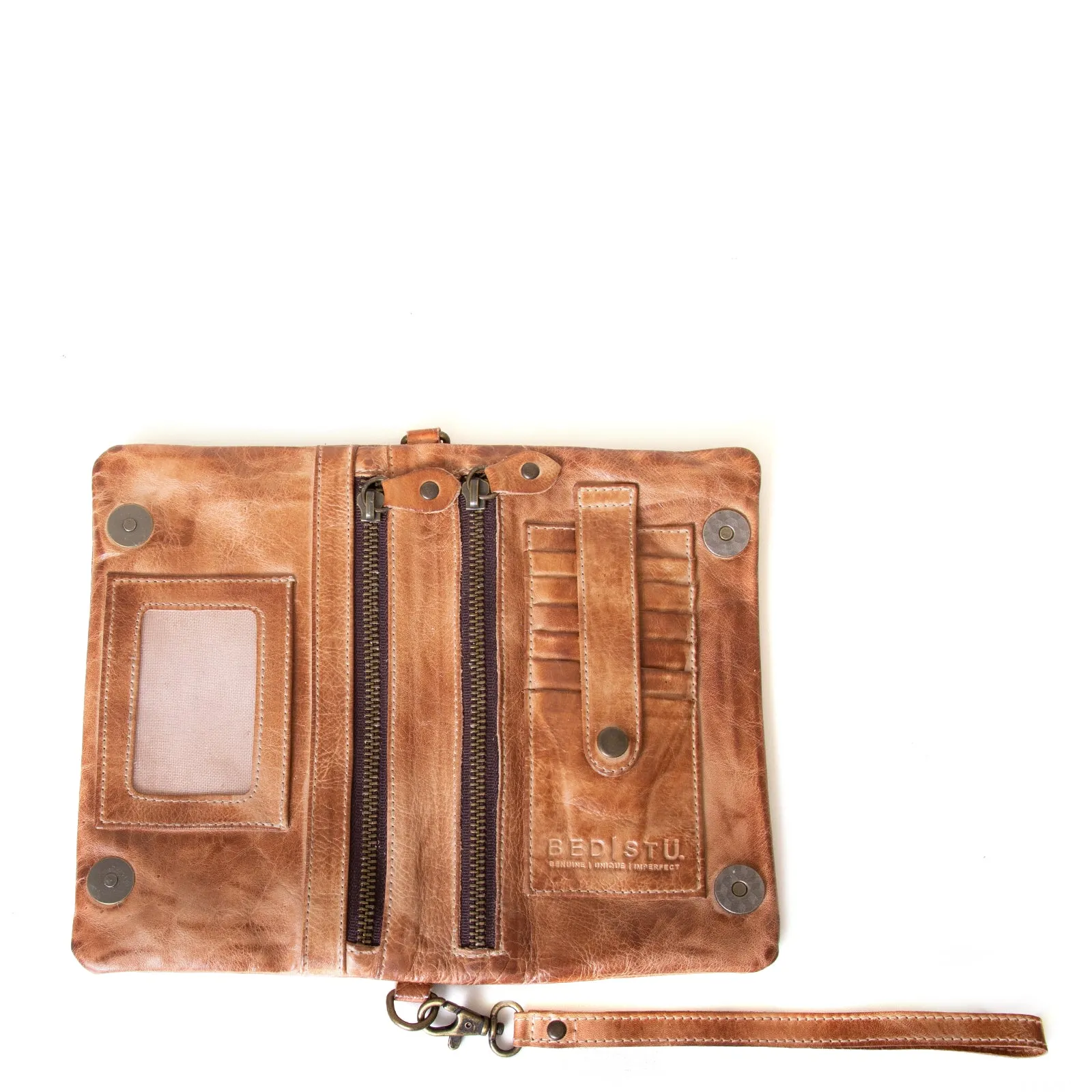 Cadence Leather Wallet / Clutch / Crossbody Bag