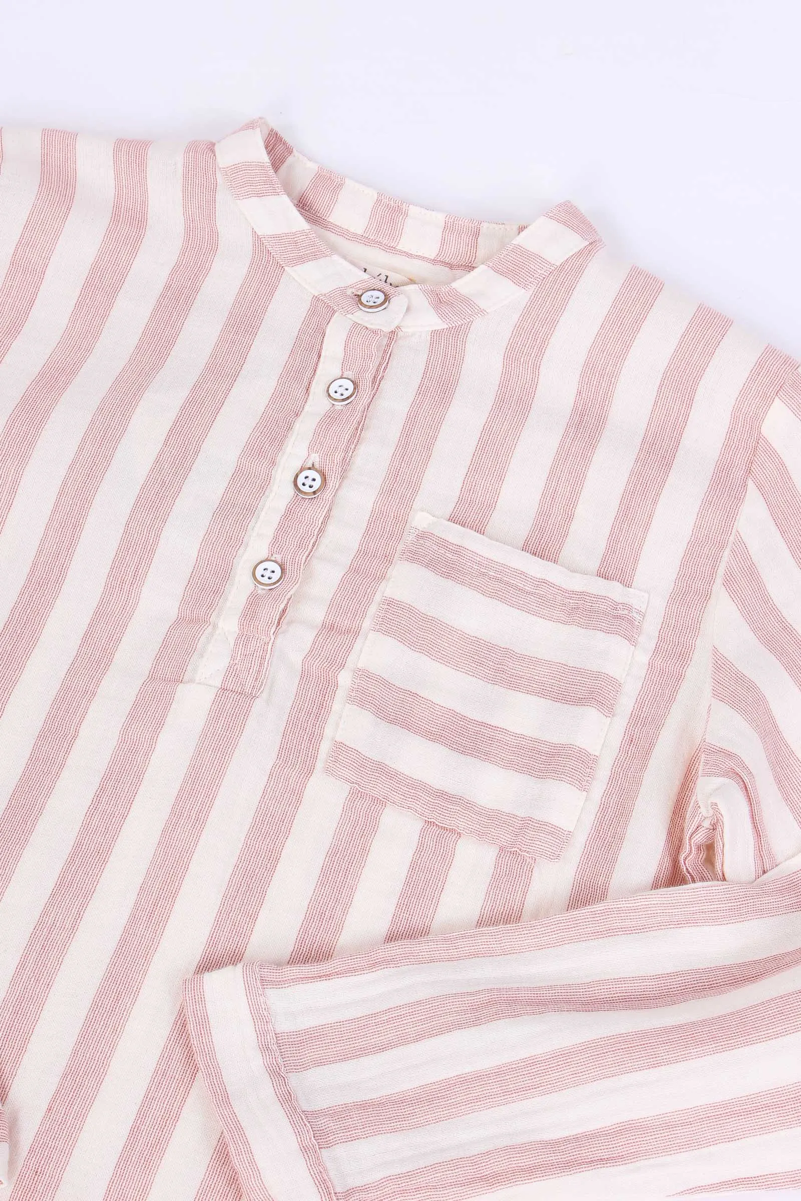 Camicia Serafino Riga Desert Red