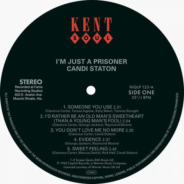 Candi Staton ~ I'm Just A Prisoner