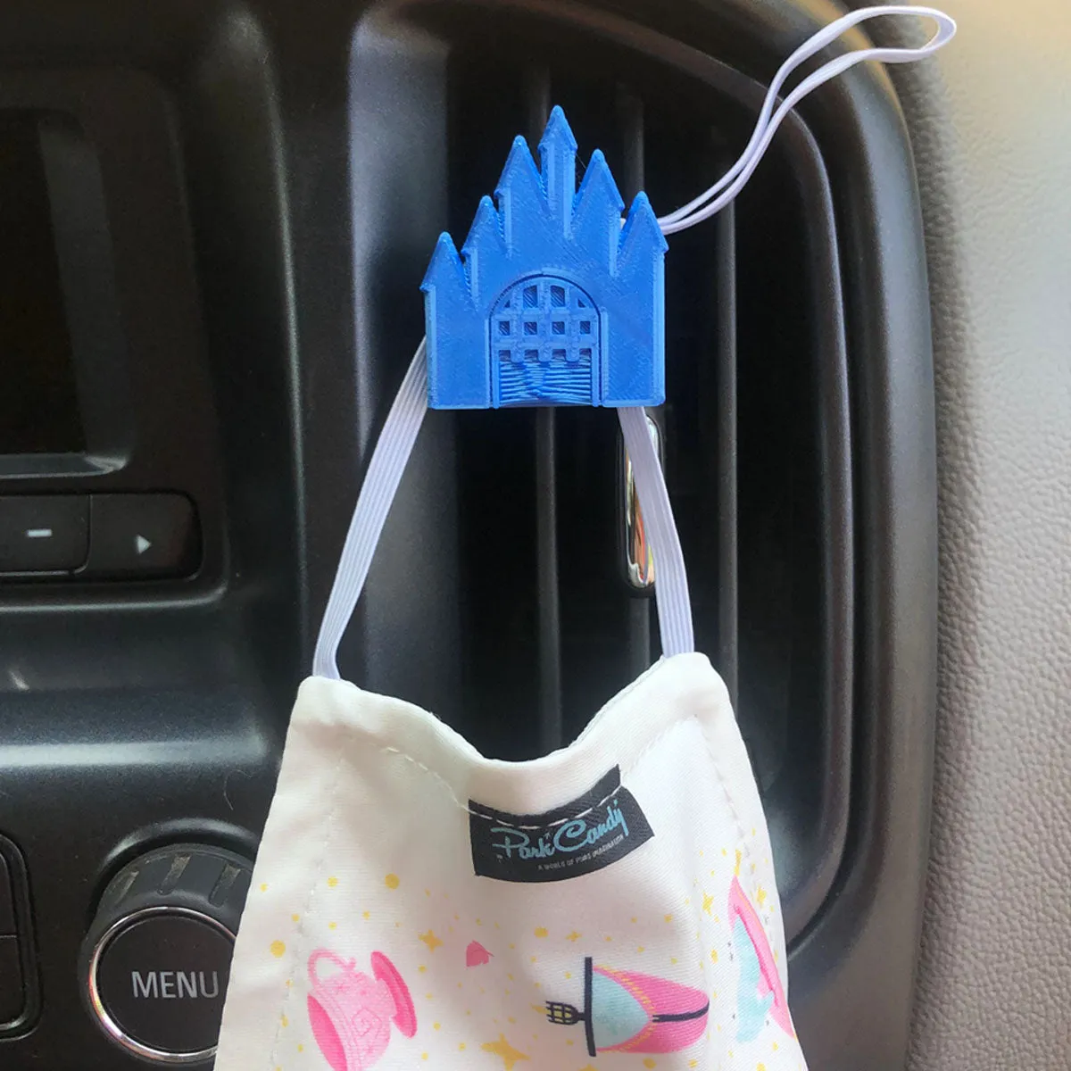 Castle Car Character Clip - Vent Decor / Holder - CLEARANCE