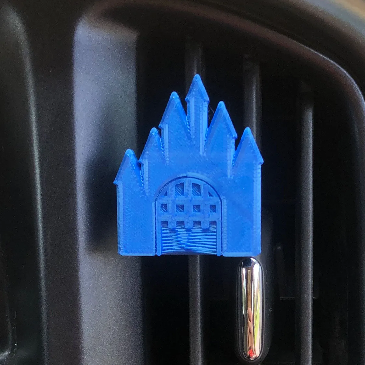 Castle Car Character Clip - Vent Decor / Holder - CLEARANCE