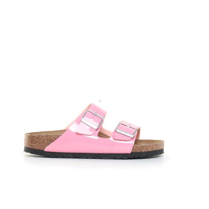 CIABATTE BIRKENSTOCK DONNA ARIZONA PATENT CANDY PINK 1026957