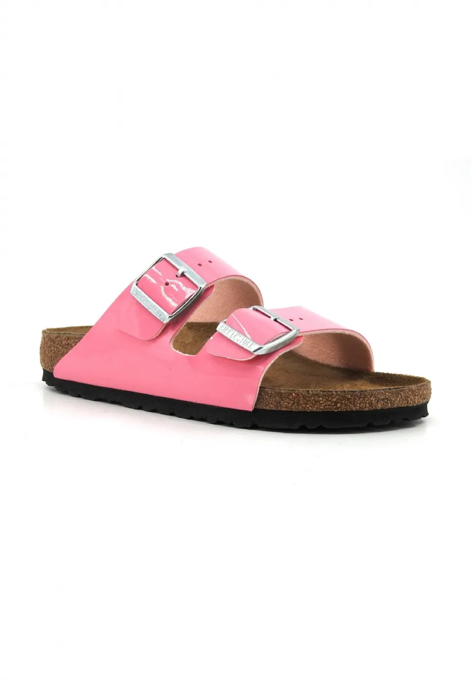 CIABATTE BIRKENSTOCK DONNA ARIZONA PATENT CANDY PINK 1026957