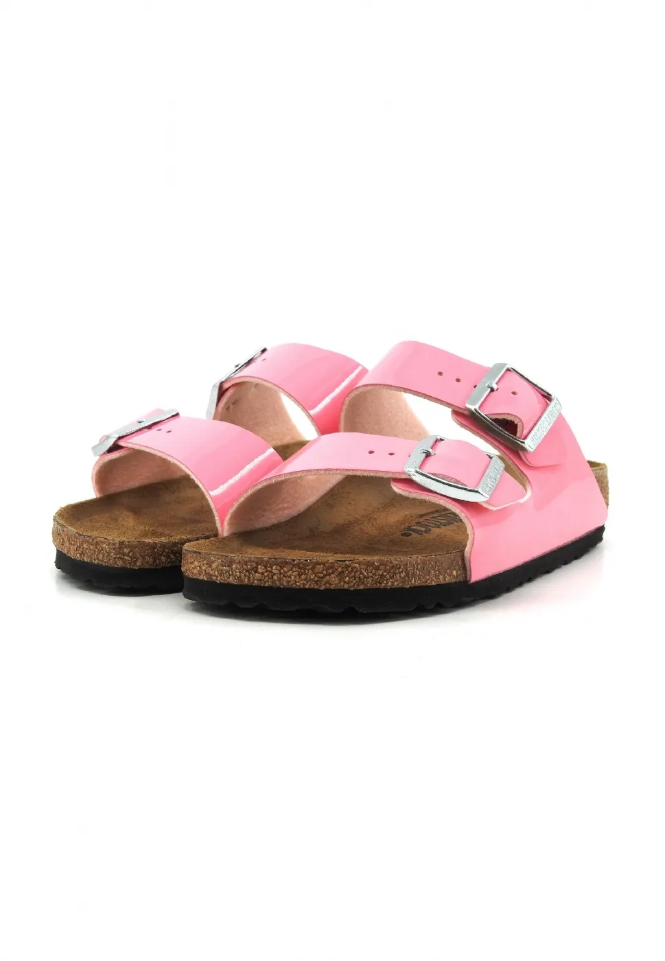 CIABATTE BIRKENSTOCK DONNA ARIZONA PATENT CANDY PINK 1026957