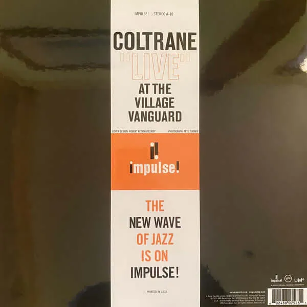 Coltrane ~ Live At The Village Vanguard