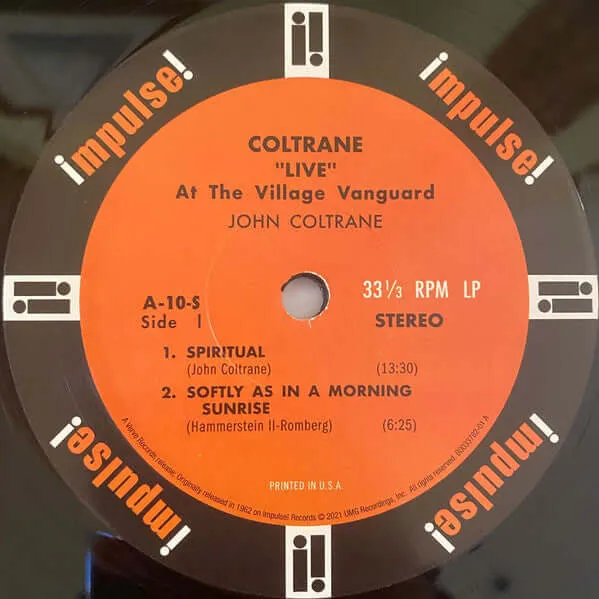 Coltrane ~ Live At The Village Vanguard