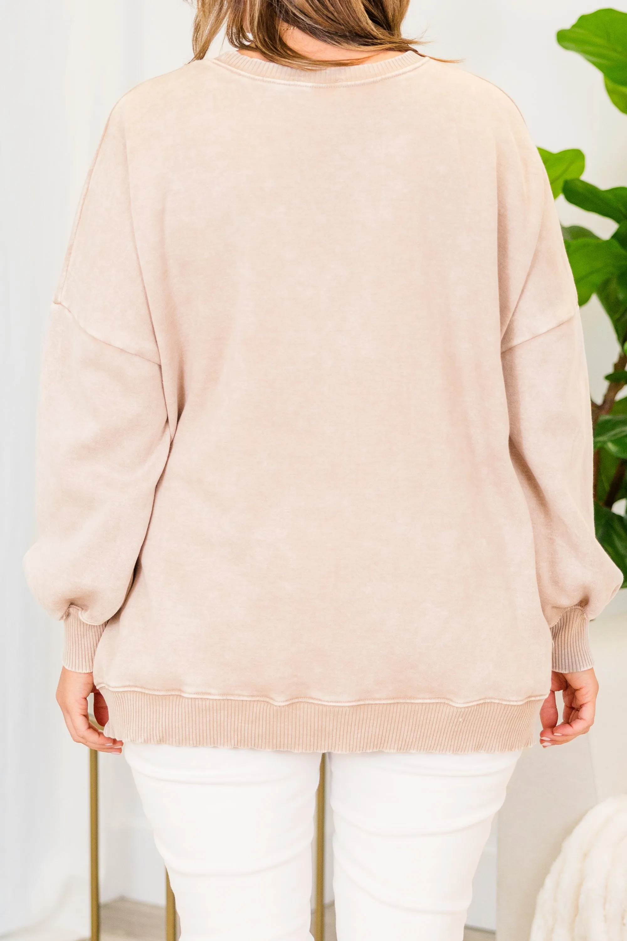 Comfy And Cozy Pullover, Ash Mocha