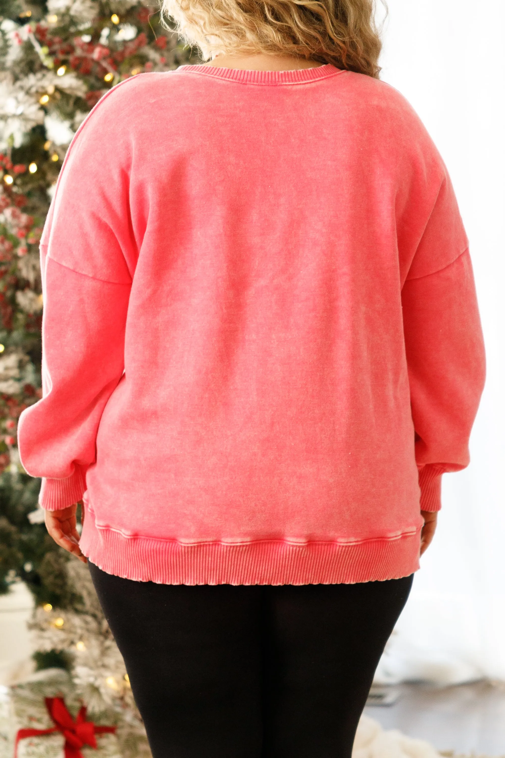 Comfy And Cozy Pullover, Fuchsia