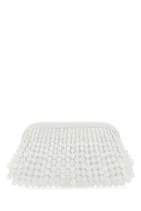 Cult Gaia Nia Bead Detailed Clutch Bag