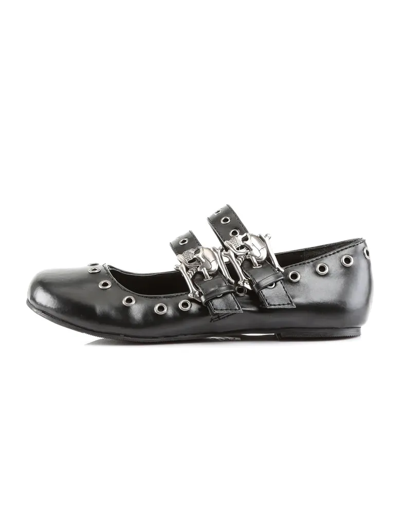 DEMONIA DAISY-03 BALLET FLATS