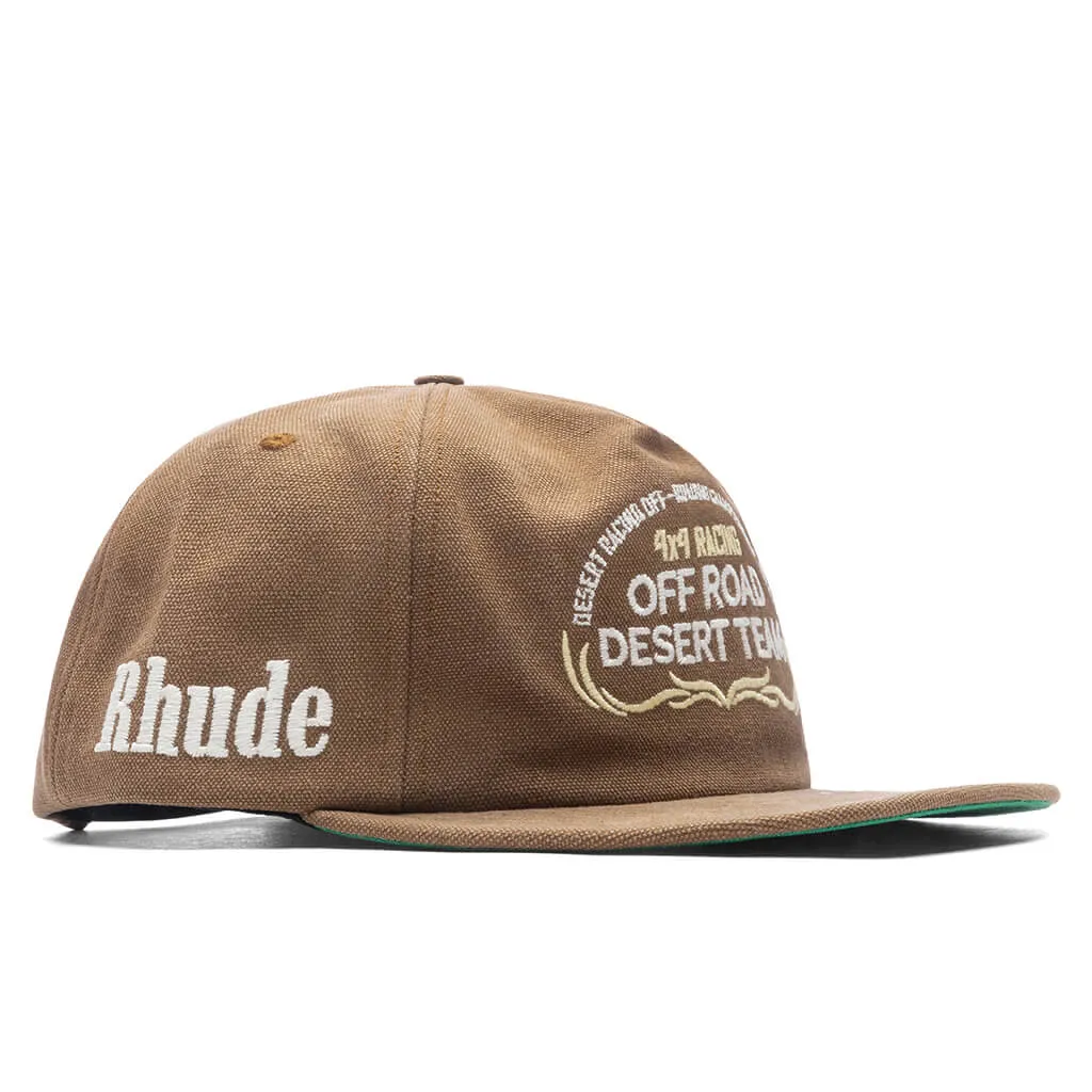 Desert Team Washed Canvas Hat - Camel