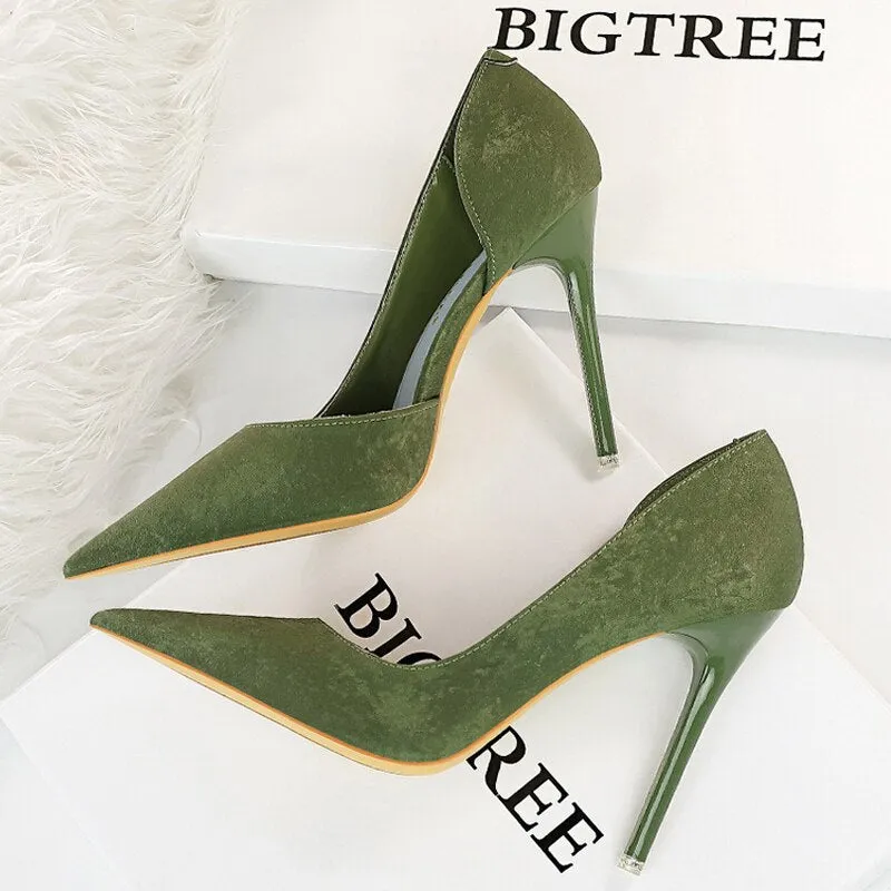 Designer New Women Pumps Pointed Toe High Heels