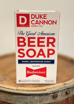 Duke Cannon The Great American Budweiser Beer Soap