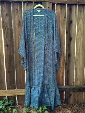 Femme Kimono - Blue Stained Glass - S/M