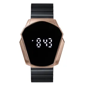 Ferro Digital Black & Rose Gold Men's Watch