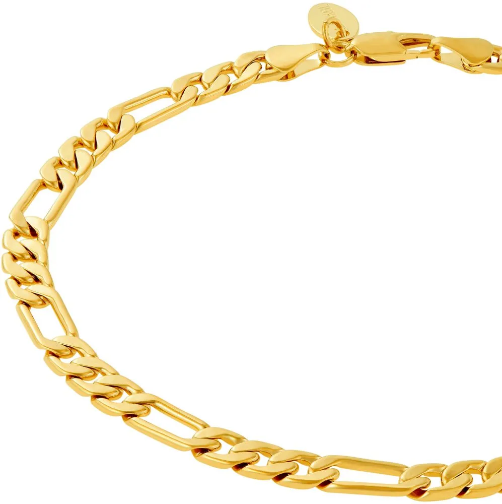 Figaro Chain Anklet, 5mm