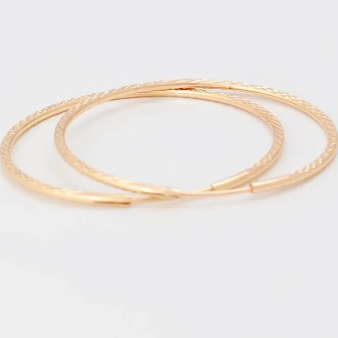 Gold Large Hoops