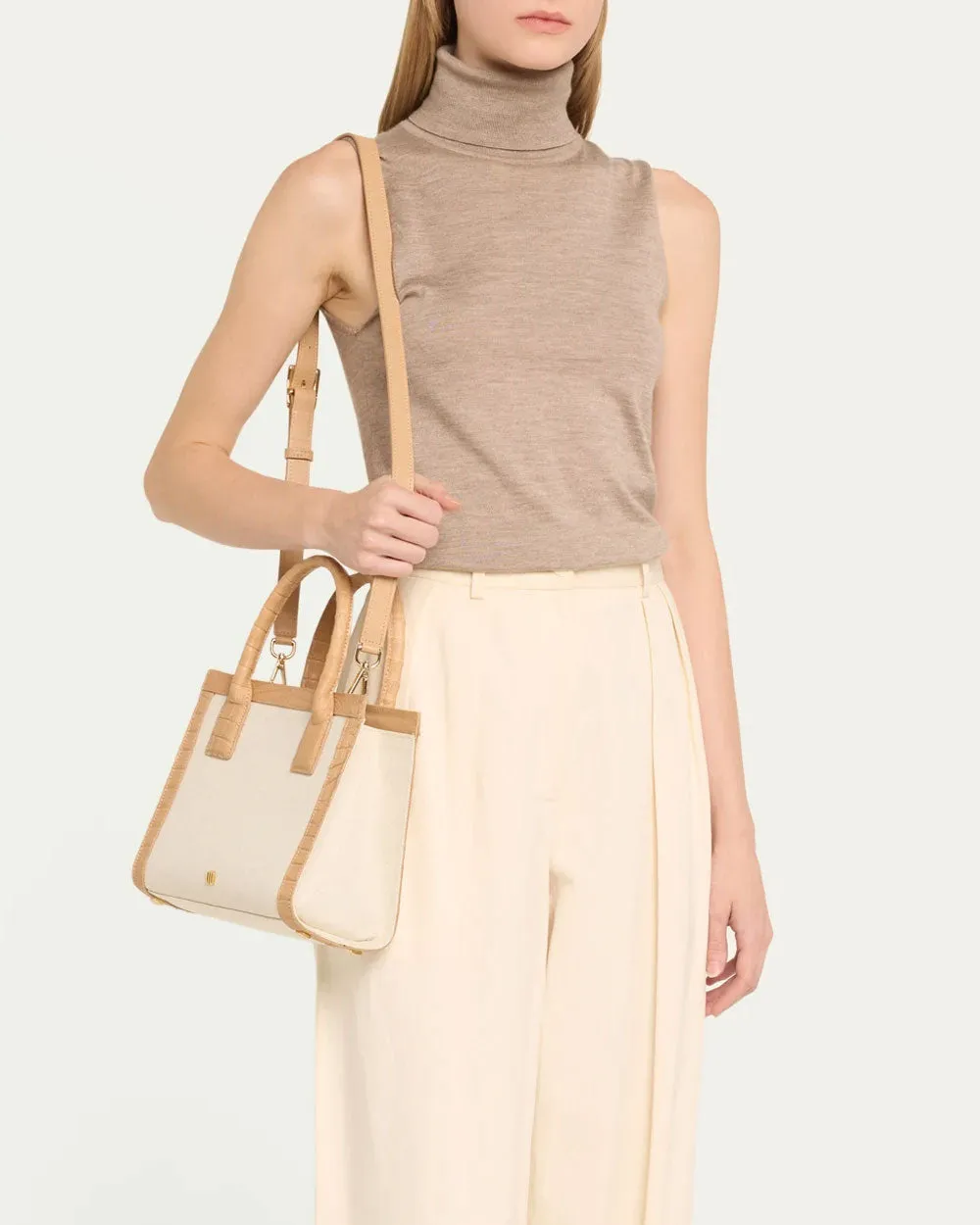 Greta Tote Bag in Dusty Pink