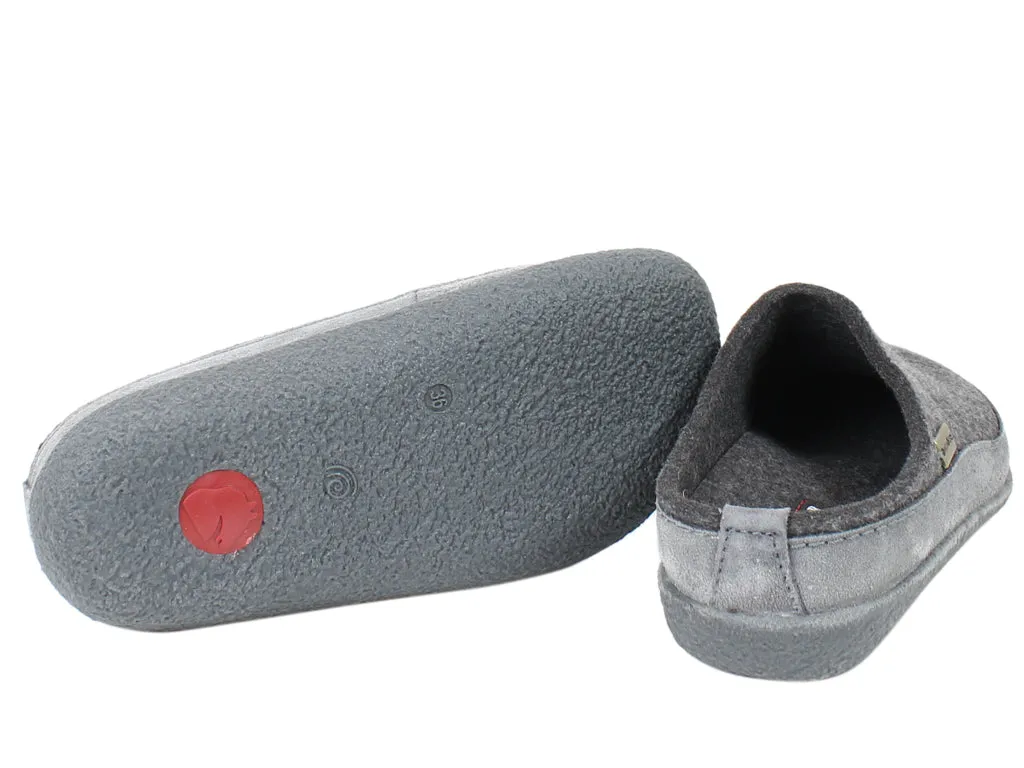 Haflinger Slippers Blizzard Skane Anthracite