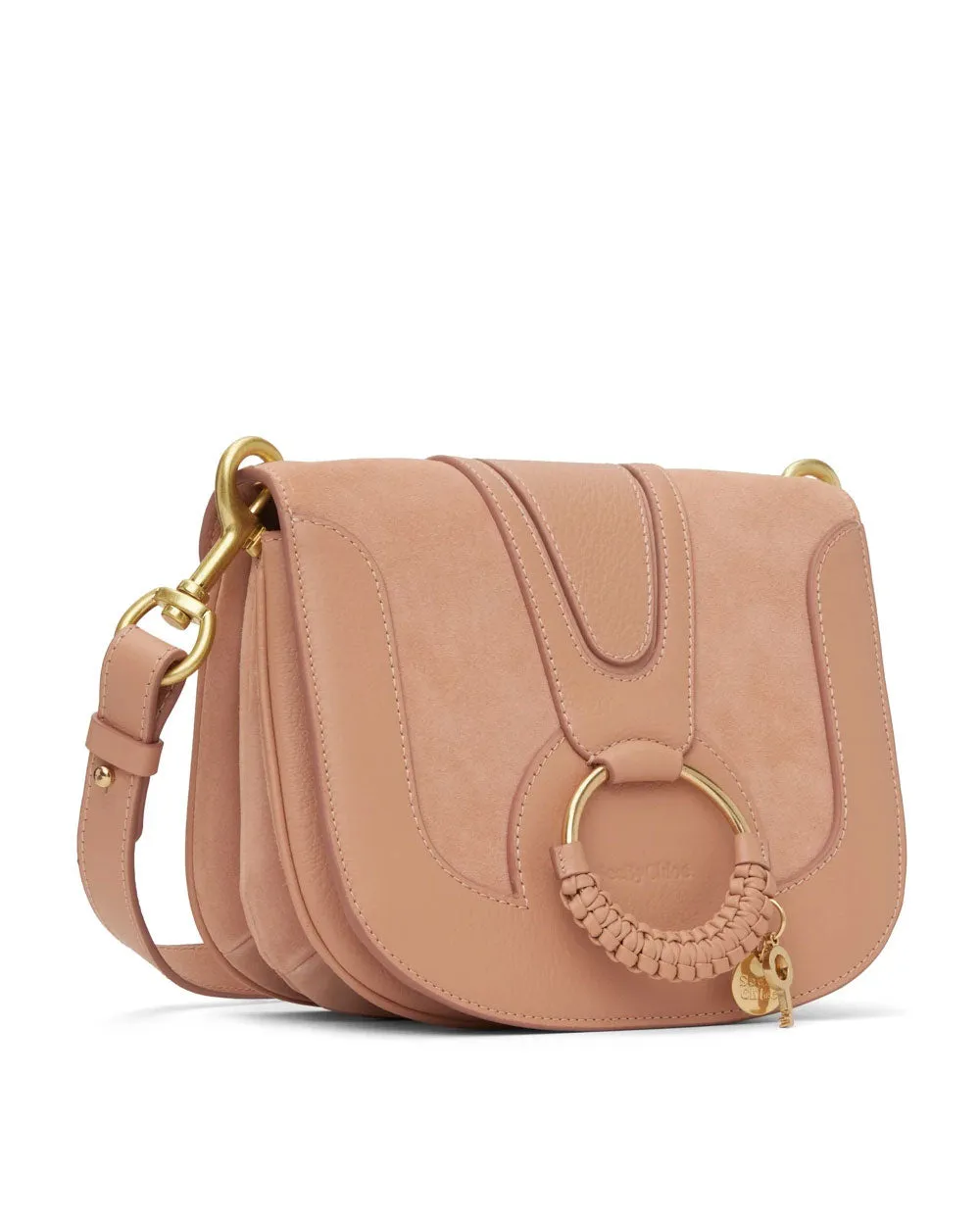 Hana Crossbody Bag in Coffee Pink