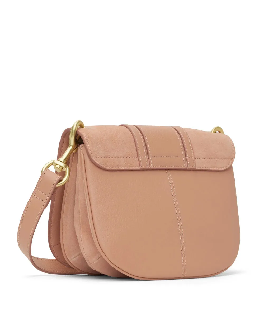 Hana Crossbody Bag in Coffee Pink