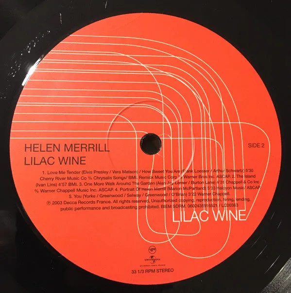 Helen Merrill ~ Lilac Wine