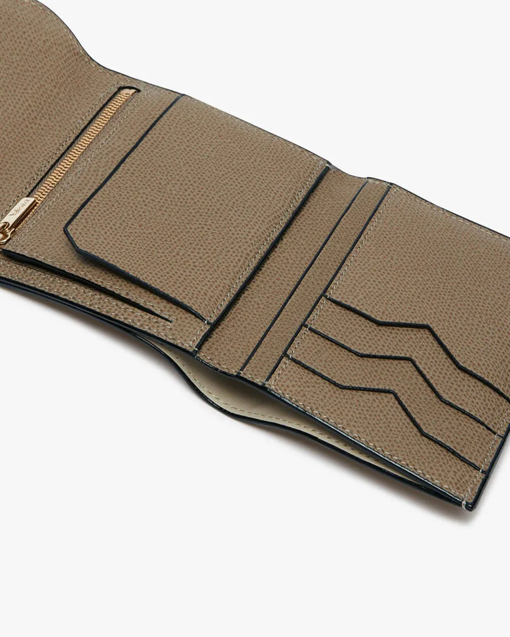 Iside Fold Wallet in Oyster Brown