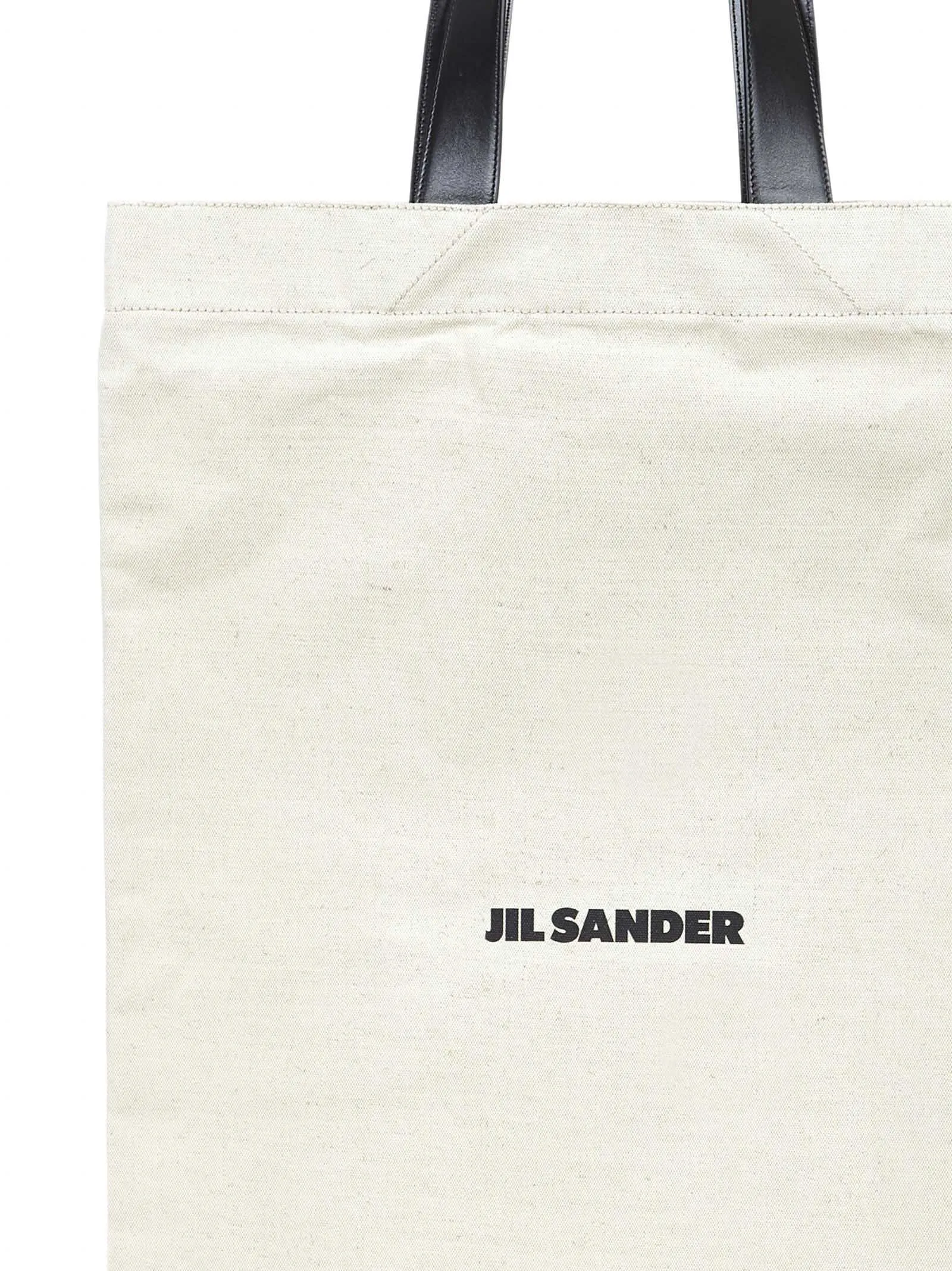 Jil Sander Logo Printed Tote Bag