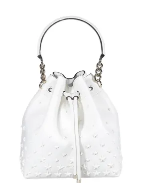 Jimmy Choo Star Stud Drawstring Bucket Bag