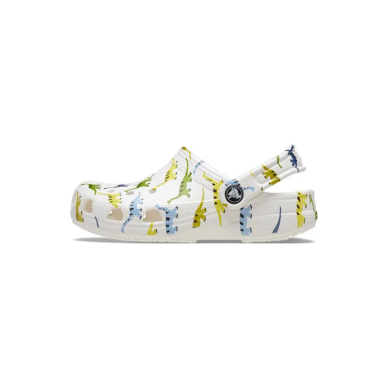 Kid's Toddler Classic Print Clog Dinosaur