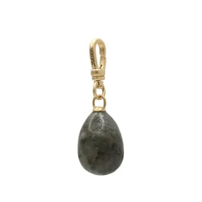 Labradorite Egg Charm - Large