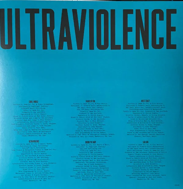 Lana Del Rey ~ Ultraviolence